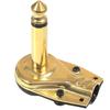 KAUMO Mono Phone Plug, L-Shaped, Gold-Plated, for DIY Patch Cables (Set of 2)