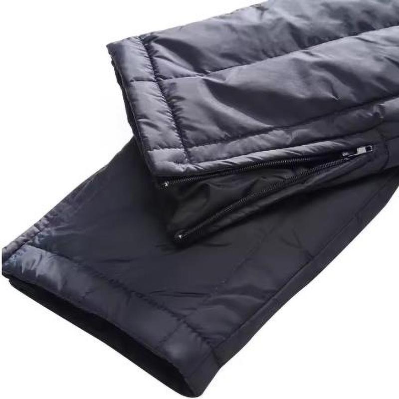 Men's Winter Down Pants Lightweight Waterproof Windproof Warm Trousers Outdoor Hiking Skiing Pants