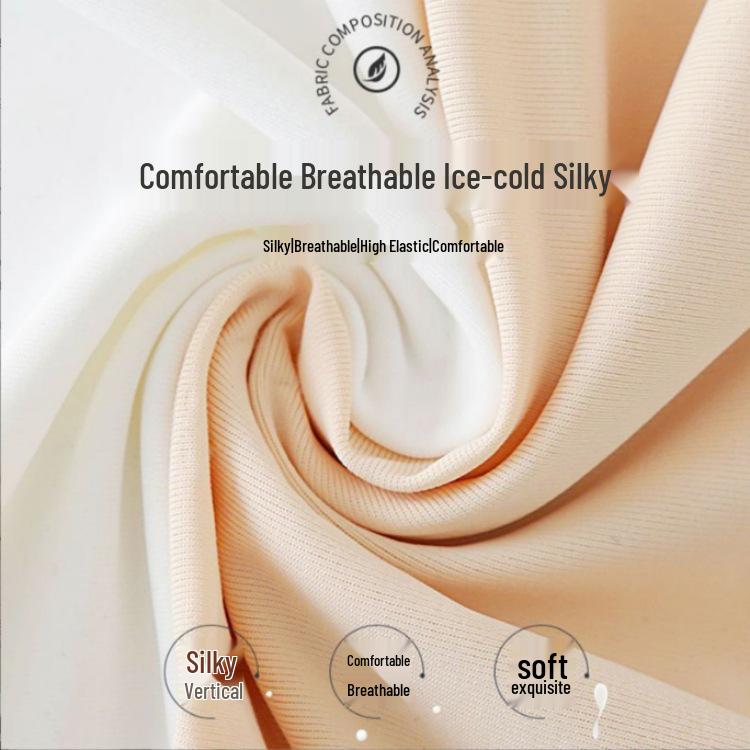 Women's Anti-Exposure Seamless Safety Shorts - Thin Ice Silk, Butt-Lifting, No Roll-Up, Wear Alone or as Base Layer