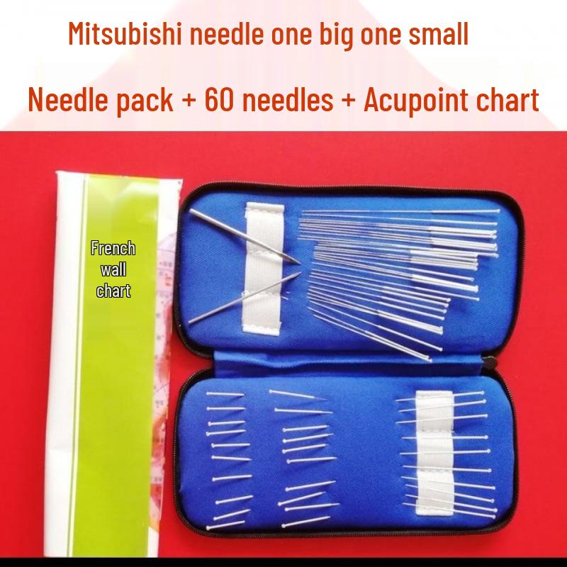Pure Silver Needle Acupuncture Set: 30/60 Reusable Pieces, 200-Piece Aluminum Box