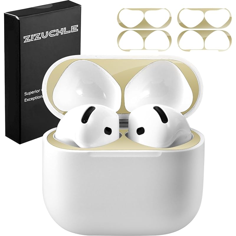 

ZIZUCHLE for airpods4 dust guard apple airpods 4th generation Coating for metallic plate dust guard dustproof cover protective seal stain prevention