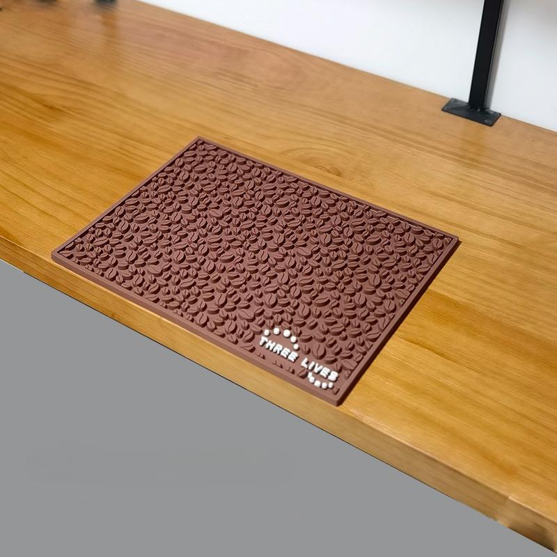 Coffee bar non-slip mat milk tea catering storage mat Household kitchen table mat matching equipment shock absorber bar coaster