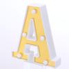 Bestselling Gold-Plated LED Letter Shape Lights for Weddings, Birthdays, and Proposals