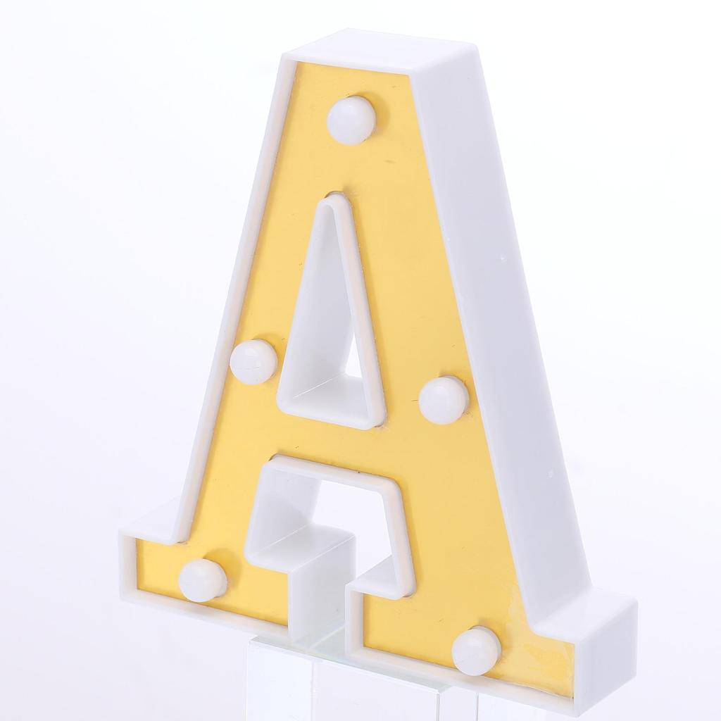 Bestselling Gold-Plated LED Letter Shape Lights for Weddings, Birthdays, and Proposals