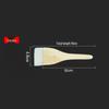 Wooden Handle Wool BBQ Sauce and Baking Brush - Soft, Shed-Free Bristles for Dust Removal, Cleaning, and Painting