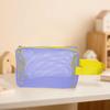 Dopamine Women's Small in Macaron Colors, Octagonal Mesh Handle Bag, Makeup Bag, Portable Large-Capacity Storage Bag for Outdoor Travel