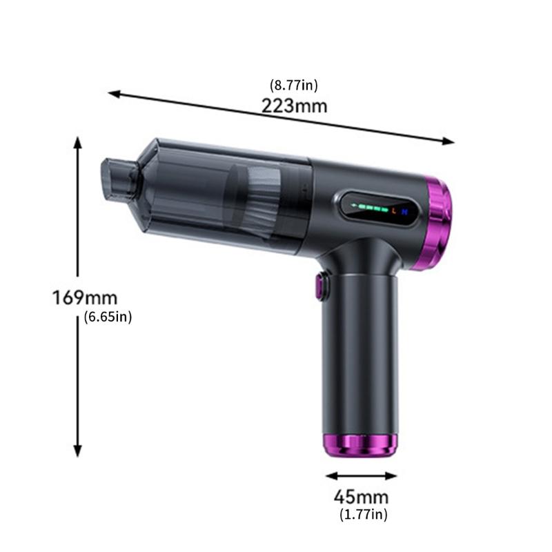Handheld Vacuum Cordless Car Vacuum Cleaner High Power with 2000mAh Battery Portable Rechargeable Mini Vacuum