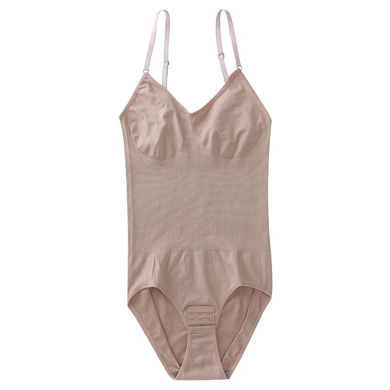 Women's Plus Size Postpartum Shapewear Seamless Bodysuit Tummy Control Butt Lifting Strappy XS-3XL