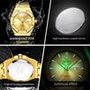 OLEVS 3726 Men's Watches Luxury Top Brand Original Quartz Wrist Watches For Man Luminous Waterproof Dual Calendar Man Watch New