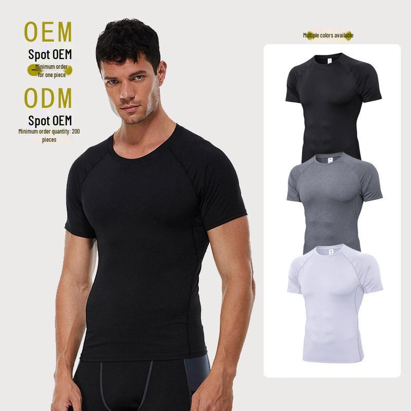 

Men s Quick-Dry Short-Sleeve Running & Fitness T-Shirt X-Large сірий колір