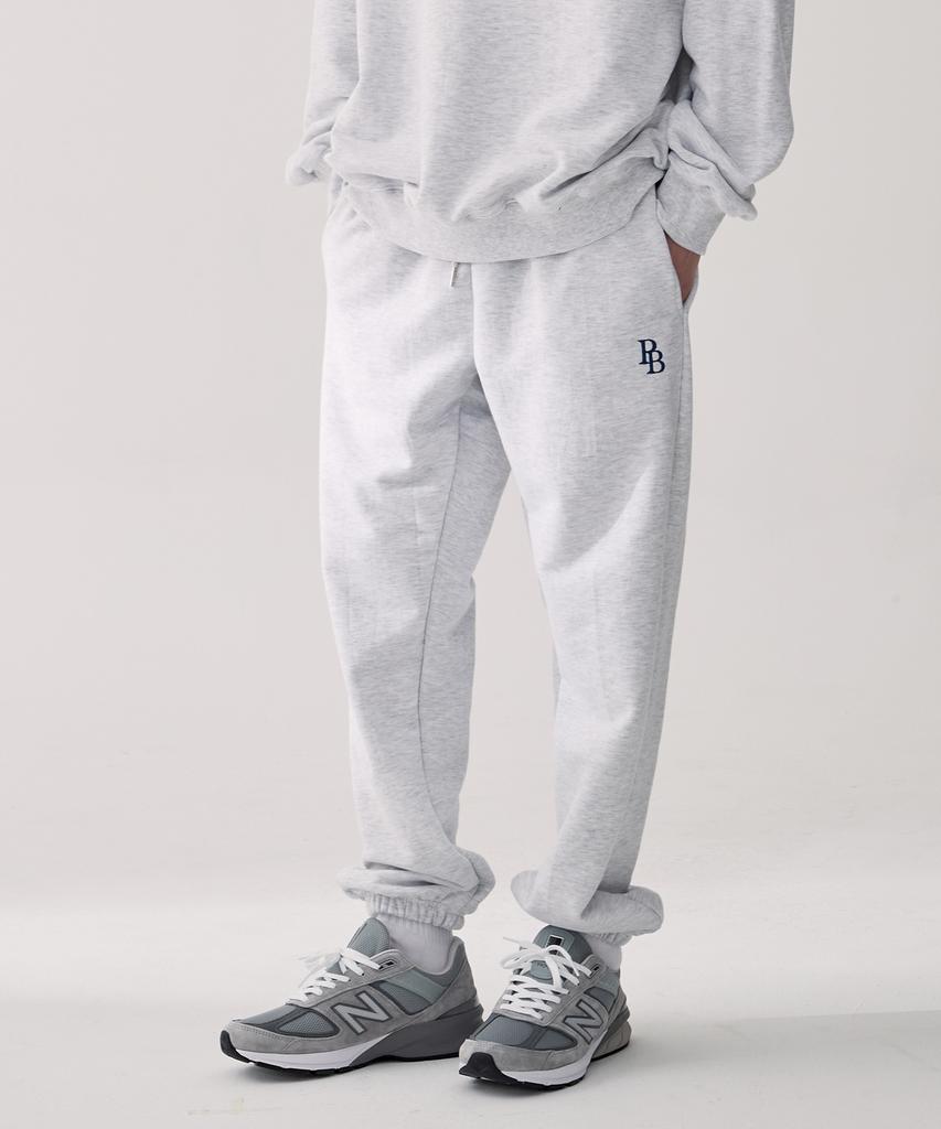 PAPERBOY Pb Logo Sweatpants - White Melange