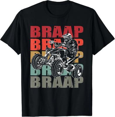 Funny Four Wheeler Quad Riding ATV Rider Racing Vintage Gift Unisex T-Shirt