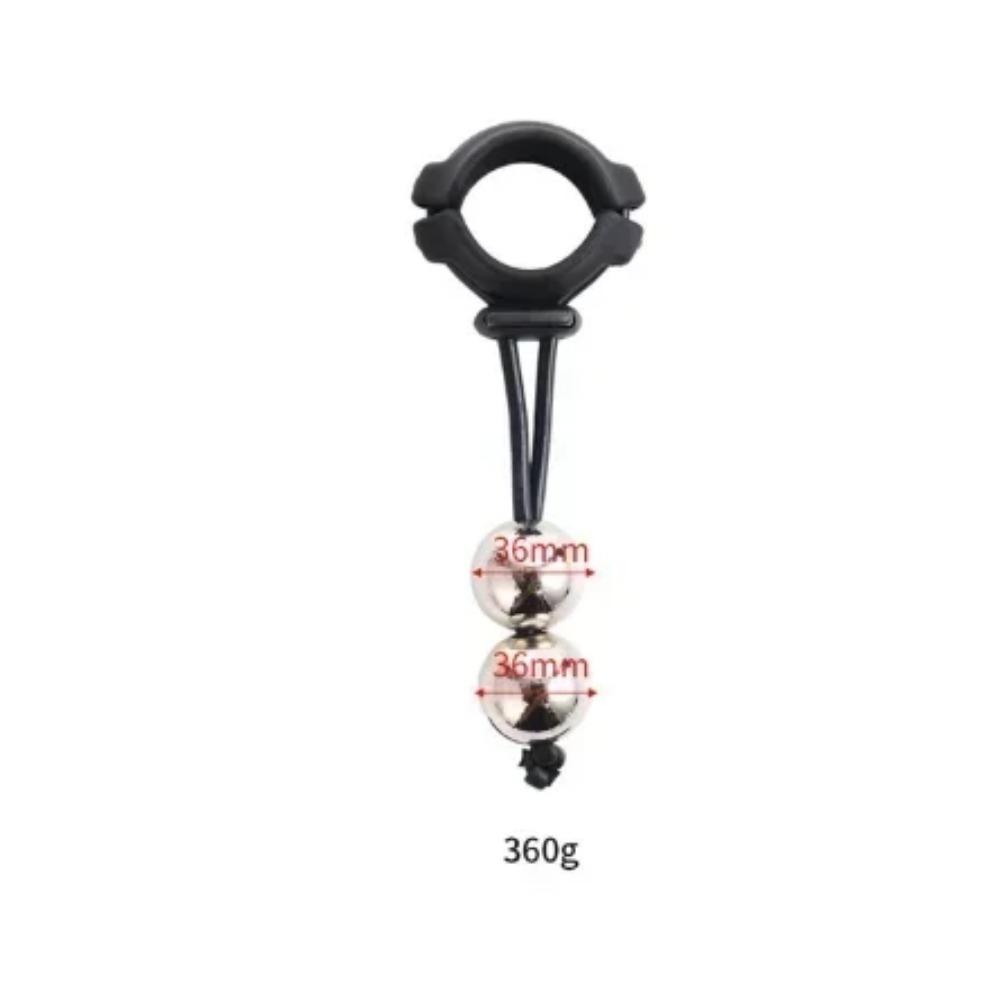 Men Cock Rings Drop Ball Heavy Weight Stretcher Silicone Penis Ring Enlargement Extender Pull Eexercise Tool Adult Erotic Toys
