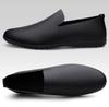 Men's Soft Leather Shoes Classic Loafers High Quality Cowhide Casual Shoe Slip on Driving Shoes Moccasins Big Size46 Man Shoes