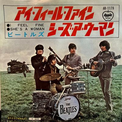 Disque 7 pouces BEATLES I Feel Fine Shes A Woman AR1179 APPLE 1968 Japon Rock Occasion