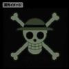 Cost Performance ONE PIECE Straw Hat Skull Glow-in-the-Dark T-Shirt SUMI Size L