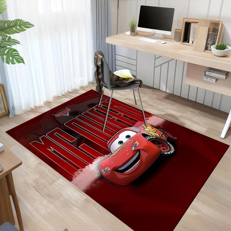 Mcqueen Carpet For Playroom Bedroom Living Room Sofa Home Decorkids Game Area Rug Nonslip Floor Mat