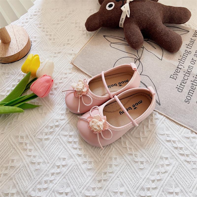 Summer Girls Shoes New Fashion Simple Child Shoe Non Slip Soft Soled Comfort Sandal Flat Simple Elegant Dance Princess Shoes