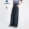 Women's Spring/Summer Linen Blend Wide-Leg Pants