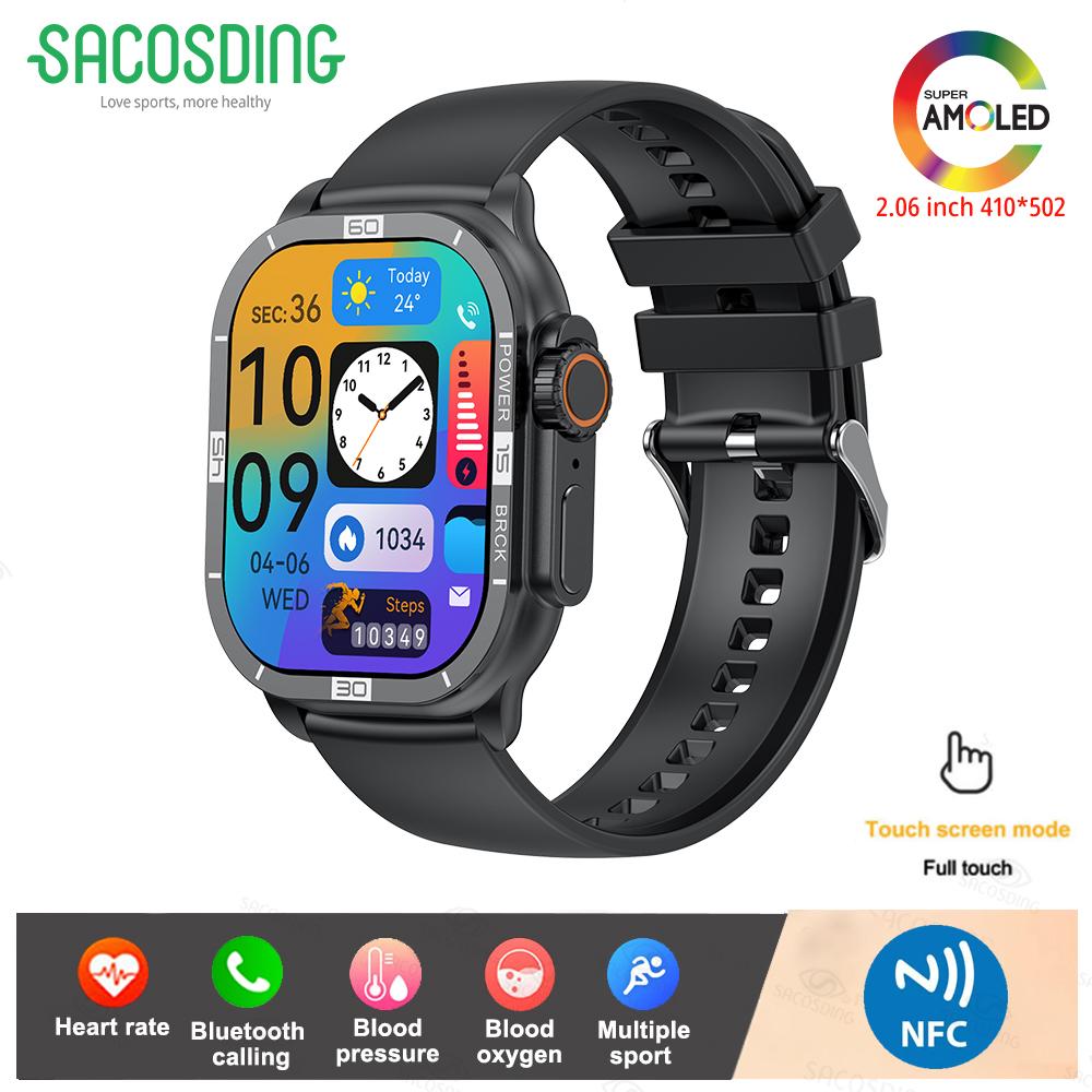 Bluetooth Call Smart Watch For Women Men Amloed Watches Men Sports Fitness Tracker Heart Rate Smartwatch For Android IOS