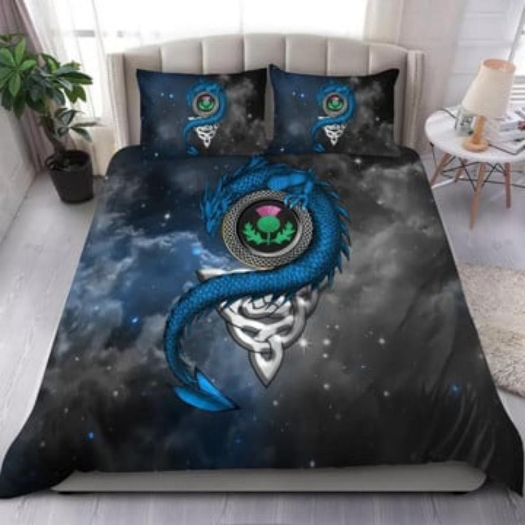 Täckeskyddset Tmarc Tee Skottland Celtic Tattoo The Lion Rampant Bedroom Decor Bäddset