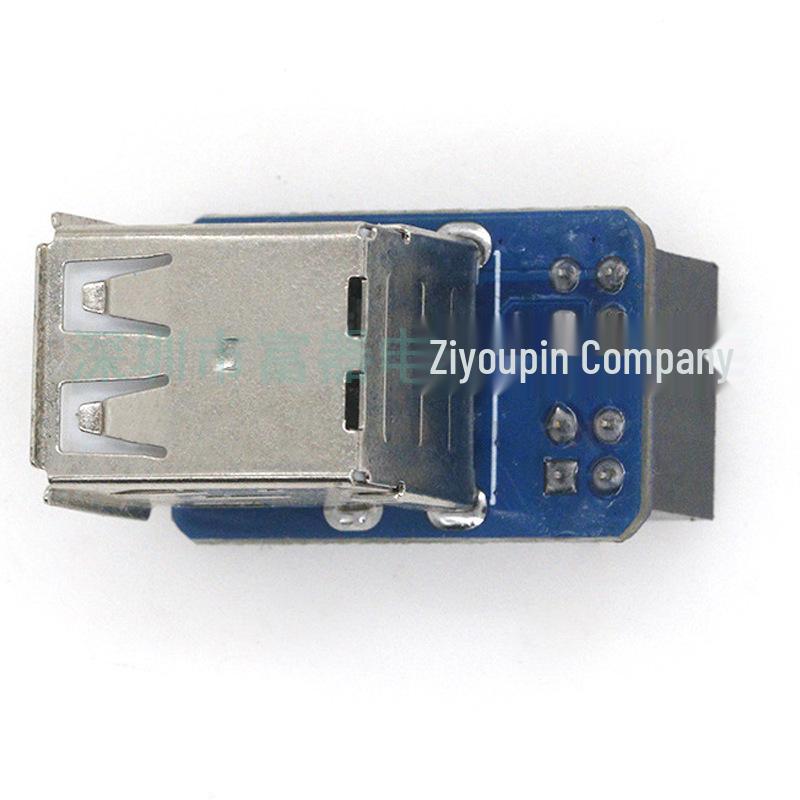 9-Pin USB to Dual USB 2.0 Socket Adapter Board for DIY PC Builds