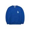 MLB Base Logo Sweatshirts Unisex Blue Crew Neck Moderate Regular 3AMTB0121-07BLD