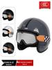 3C Certified Retro Motorcycle Helmet for Men & Women - Spring/Summer Electric Bike & Cruiser Cap