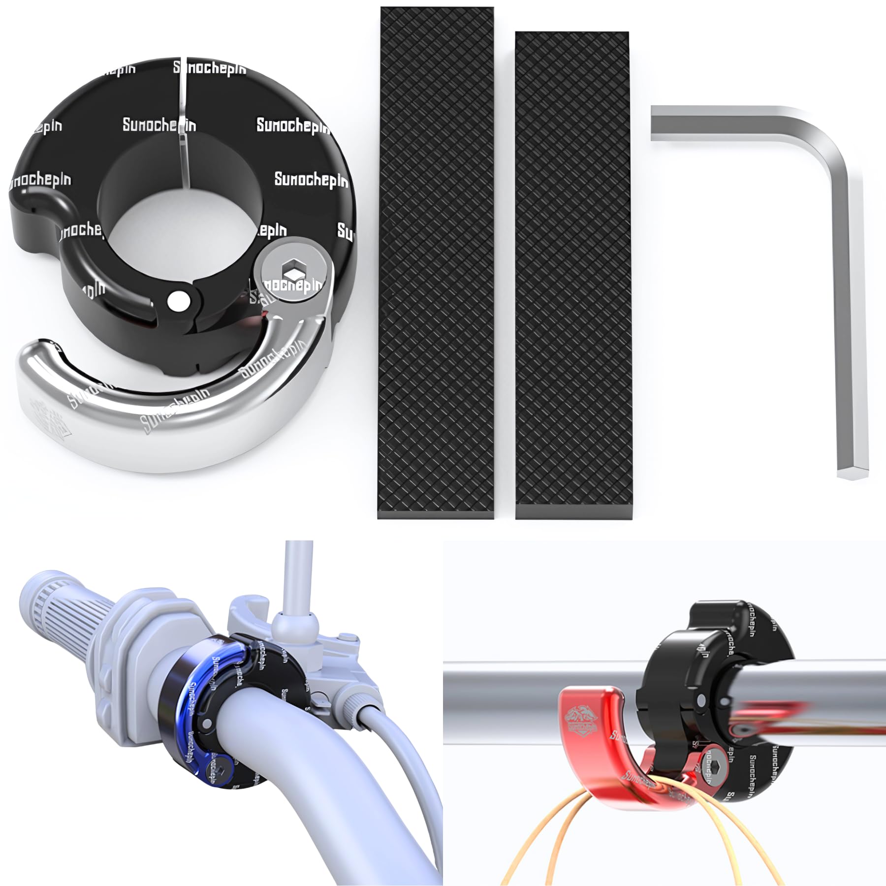 Mellbo Bicycle Bike Hook Convenience Store Hook Handle Aluminum Alloy серебряный