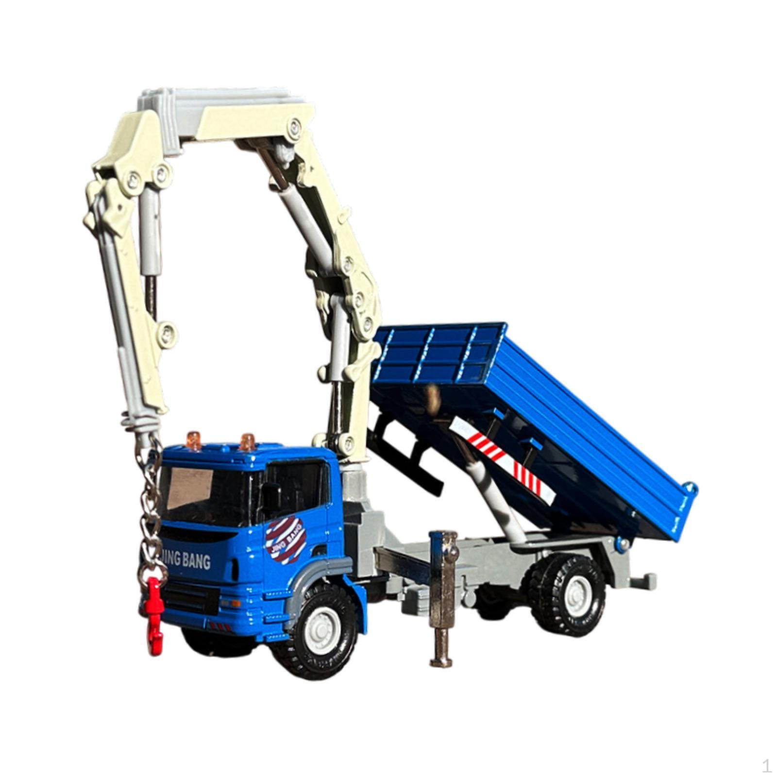 

1/60 Кран Грузовик Игрушка Строительные Игрушки Реалистичная Инженерная Модель Машины синий