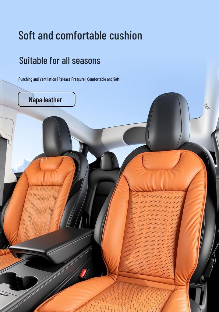 BYD DENZA Integrated Seat Cushion Backrest - All-Season, Breathable for Models D9, N9, Z9GT, N8, N7, DM EV.