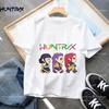 Summer Kpop Demon Hunters Children's Clothing Short Sleeve T-shirt Cute Kpop Demon Hunters Tiger Harajuku Tshirt for Boys Girls