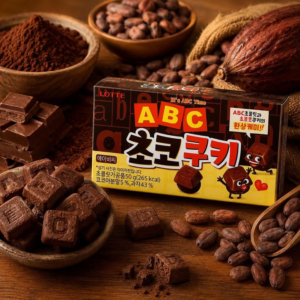 Galletas de Chocolate Lotte ABC 50g