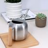 Stainless Steel Drum-Shaped Watering Can: Pressure-Resistant and Drop-Proof for Household Plants