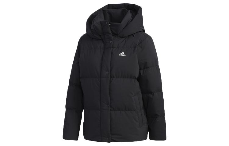 Adidas Down Jackets Women s Black Detachable Hood Moderate Other EH3985 XL