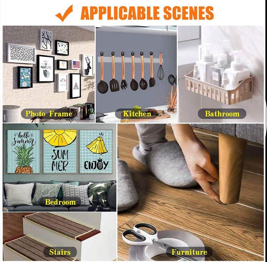 1M/3M/5M Wall Sticker Tape Tracsless Nano Double Sided Tape Sticker For Kitchen Home Bathroom Reusable Waterproof Adhesive Tapes