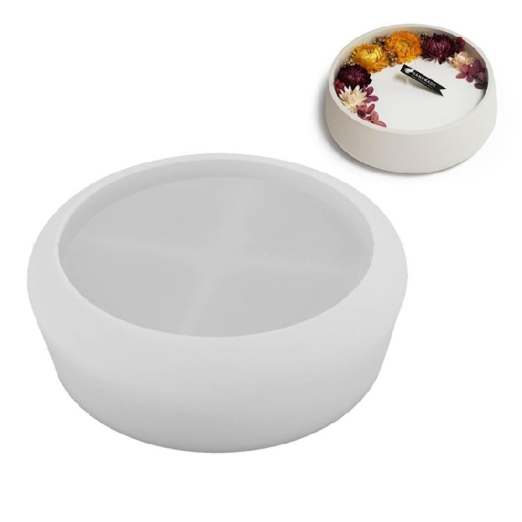 

Candle Jar Silicone Mold DIY Resin Gypsum Cement Candle Cup Storage Box Molds 1