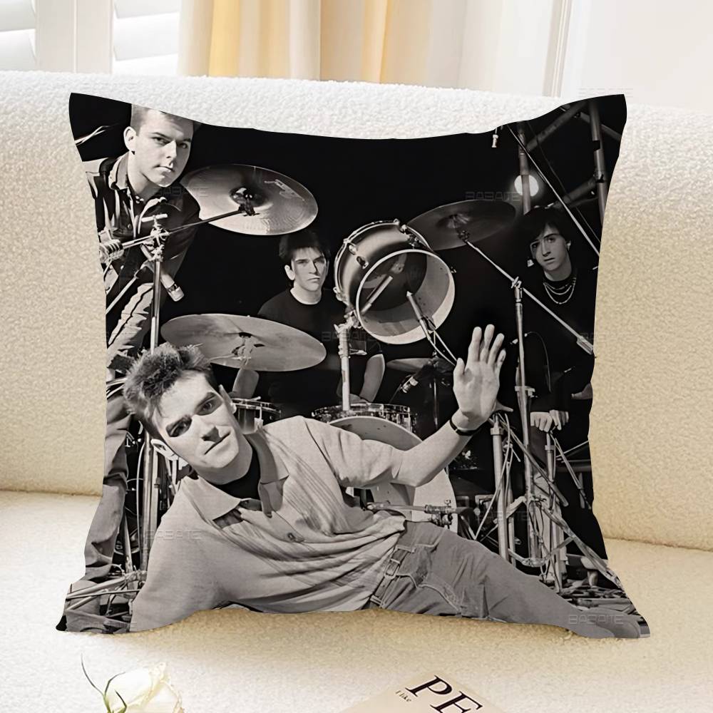 Rock Band S-Smiths Pillow Gift Home Office Decoration Bedroom Sofa Car Cushion Cover Case 45x45