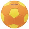 MIKASA Smile Soccer Size 4 Elementary School Recommended Internal Pressure Ball, (for Students), Machine-Sewn, Orange/Yellow, STPEF4-OY, 0.20-0.30