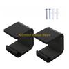 F26C Lot de 2 Supports de Crosse de Hockey avec Coussinets de Protection Construction en Acrylique Designs Réglables Installation Facile Configurations