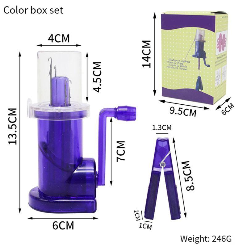 AEE4-Craft Bracelet Weave Tool DIY Craft Hand-Operated Embellish-Knit Knitting Machine Spool Knitter Knitting Machine