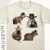 Western Capybara Shirt, Vintage Cowboy Capybara 90s Shirt, Vintage Style Tshirt, Funny Capybara Vintage T-shirt