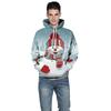Luxuriously Comfortable Men Women Christmas Hoodie With Snowman 3d Print Design