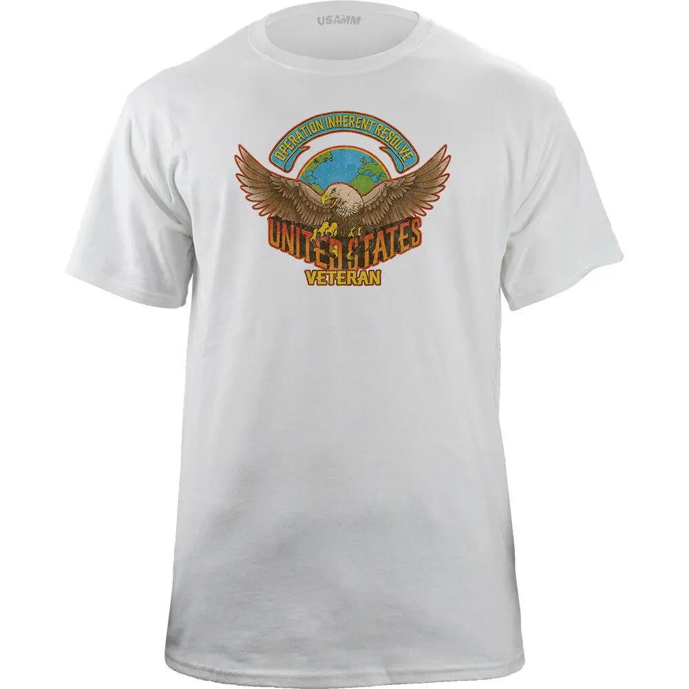 

Operation Inherent Resolve Veteran Bald Eagle Graphic TShirt Summer Cotton ONeck Short Sleeve Mens T Shirt New S3XL S