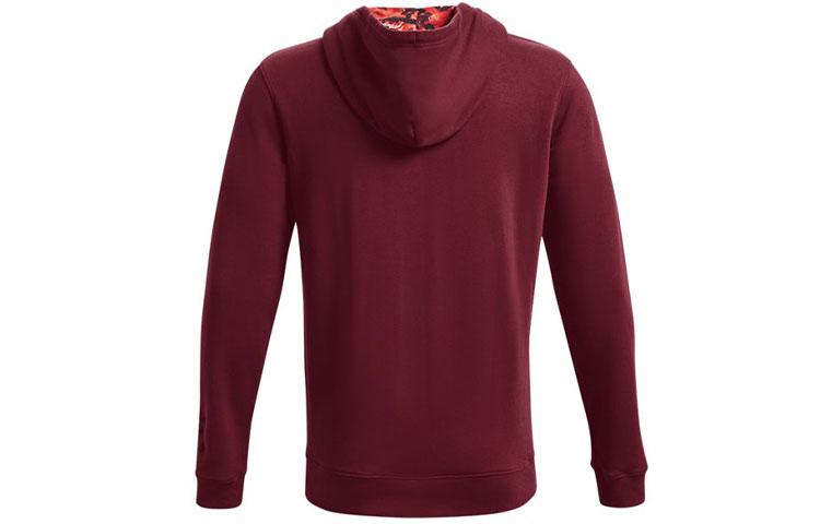 Men's Sweatshirt Under Armour Rival Thermal Zippers Thickened And Fleece Lined Sweatshirt Men's Red
