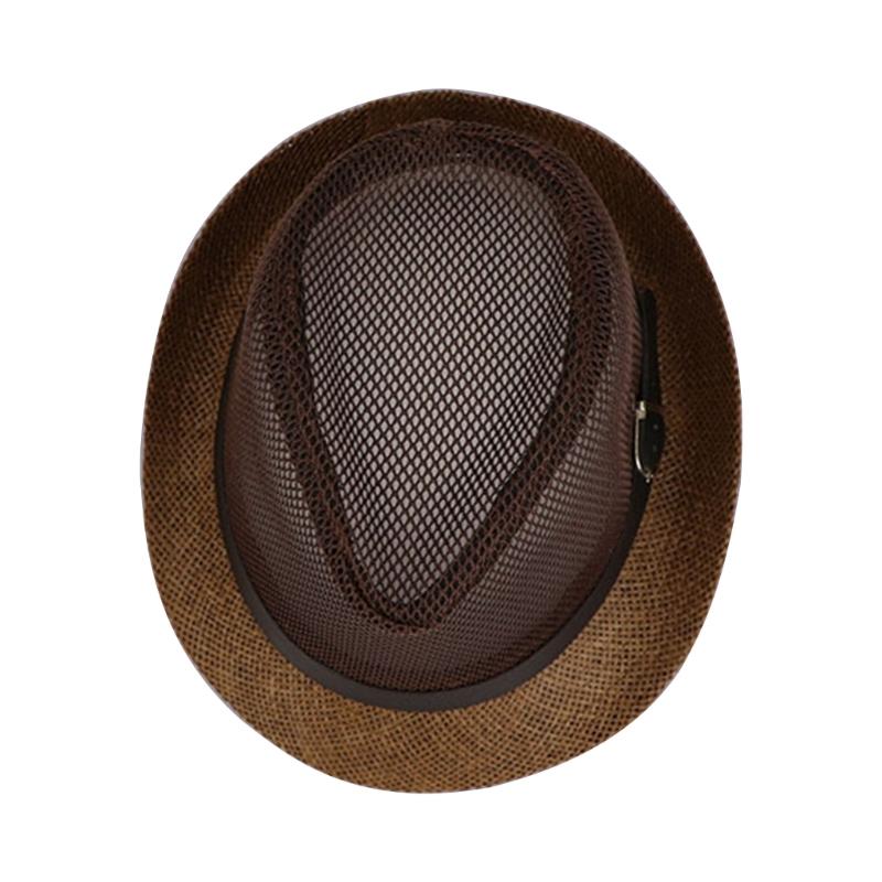 Eleganter Trilby-Hut im britischen Stil Strohhut für Karnevals Herren