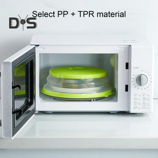 Kryt mikrovlnné trouby Transparentní skládací TPR univerzální velký kryt na mikrovlnnou desku