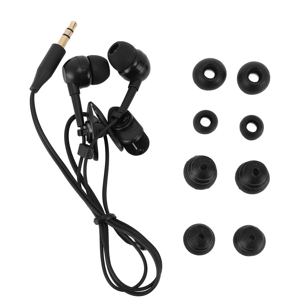 Water Proof Earphone 40cm Short Cord 3.5mm Plug IP68 In Ear Earbuds with 8 Eartips for Swimming Surfing Running