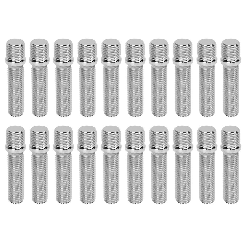 20 Stück Verlängerte Radschrauben 58mm Radumrüstungsbolzen Adapter 41mm Schaftlänge