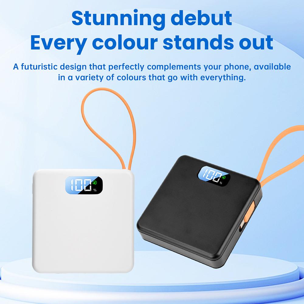 DIY Power Bank Kit 10W 22.5W Fast Charging, No Welding Design with 3x18650 Battery Case, Portable Power Supply Case